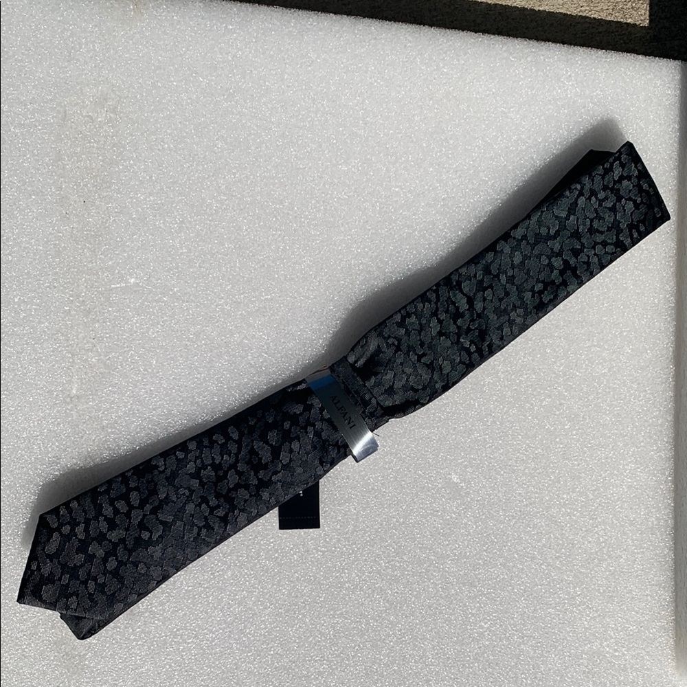 🆕 Alfani Men's Black Patterned Tie